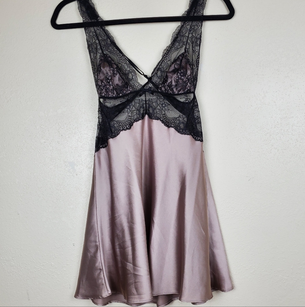 Victoria's Secret Lace Satin Chemise Size S
